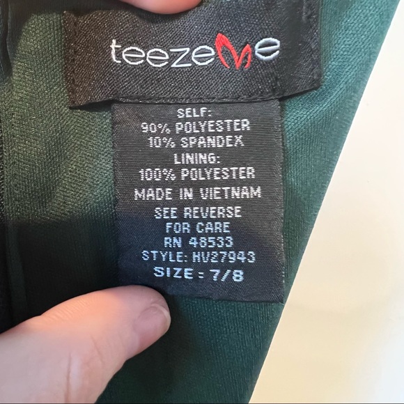 Teeze Me Velour one piece - Picture 5 of 6